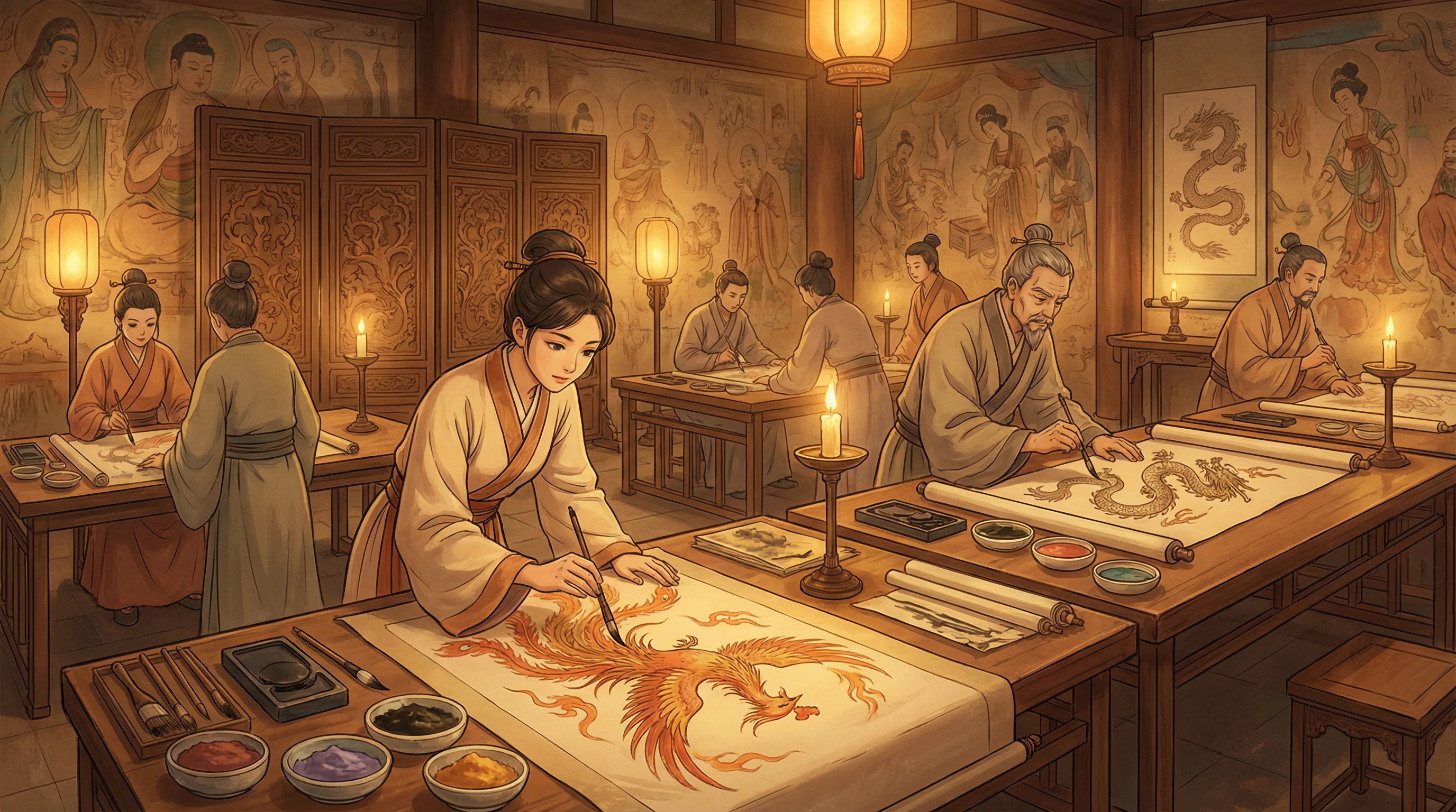 画师入驻 - 男男车车好快的车车动漫长图 国风动漫画师